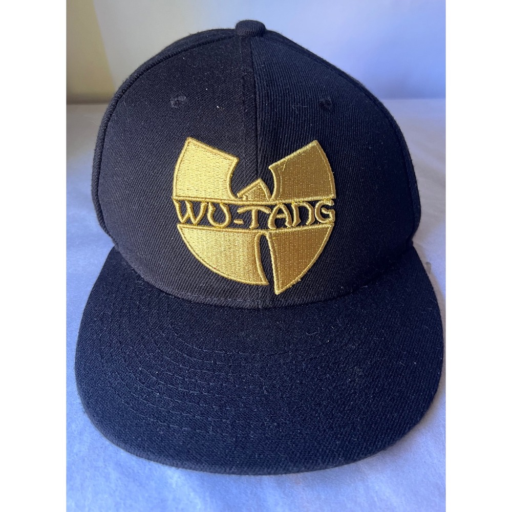 New Era 9FIFTY Wu-Tang Clan Snapback Hat Black Gold Protect Ya Neck Cap